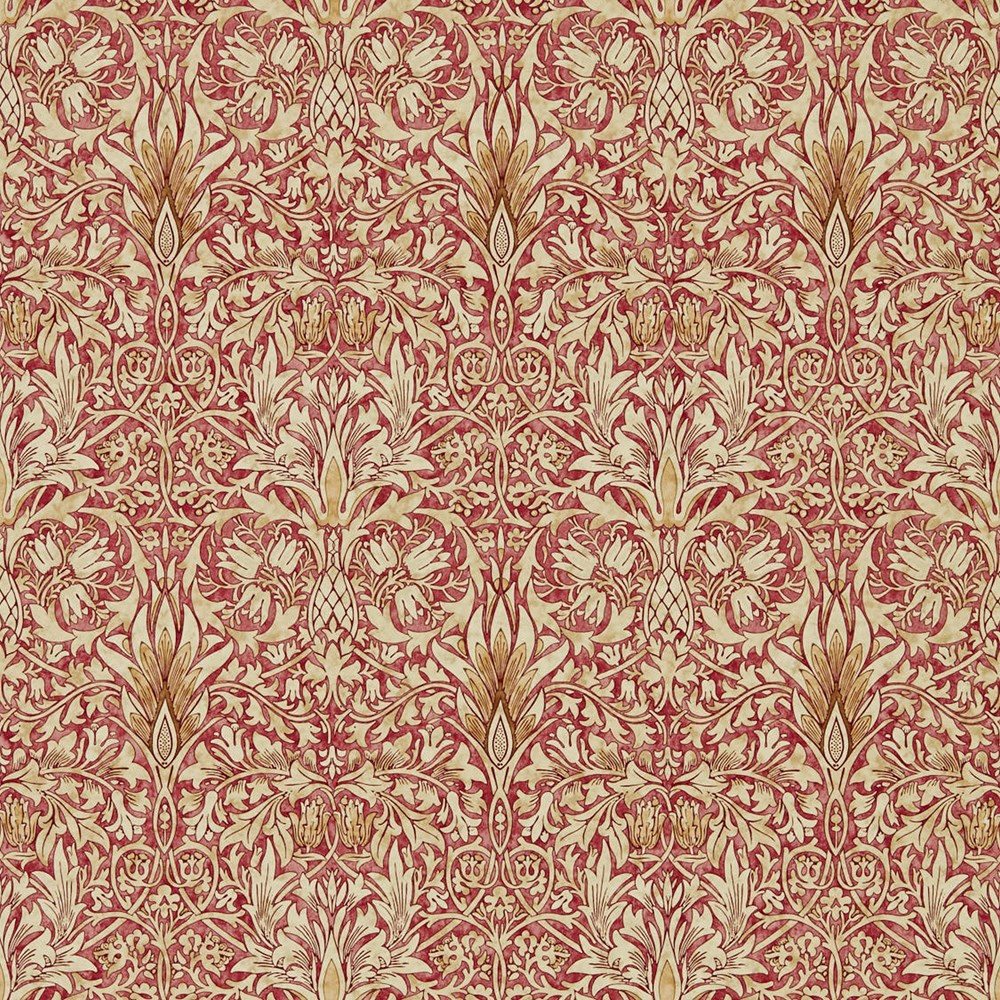 Snakeshead Wallpaper 216426 by Morris & Co in Madder Gold